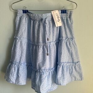 Light Blue Women's Summer Skirt